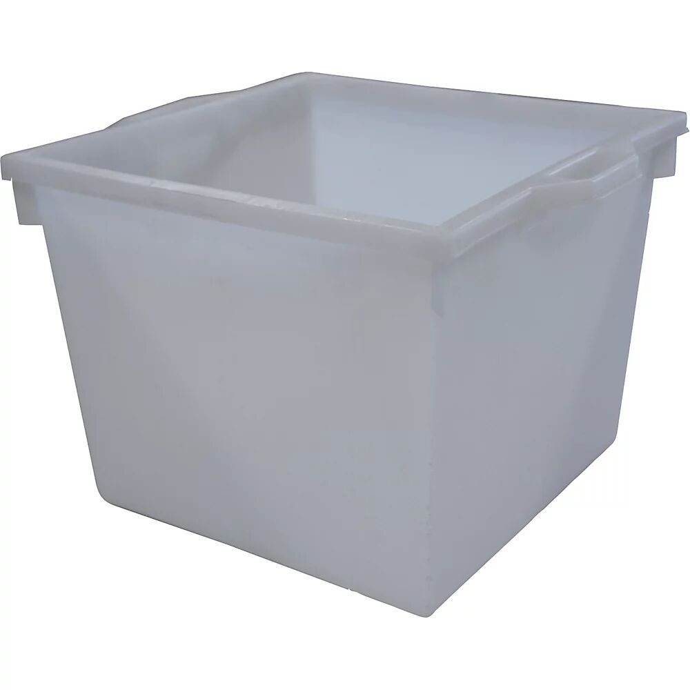 Stapelbehälter aus Polyethylen, konische Bauform Inhalt 60 l natur, ab 10 Stk