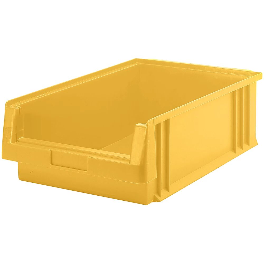 Sichtlagerkasten aus Polypropylen Inhalt 16,5 l, VE 10 Stk gelb