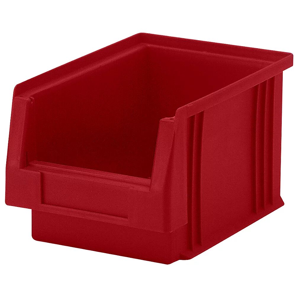 Sichtlagerkasten aus Polypropylen Inhalt 2,7 l, VE 25 Stk rot