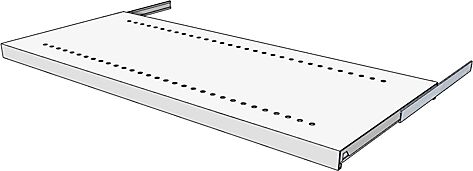Ausziehboden voll ausziehbar für Regaltiefe 400 mm