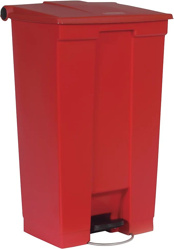 Rubbermaid Industrie-Treteimer Volumen 87 l, mit Rollwalze rot, ab 5 Stk