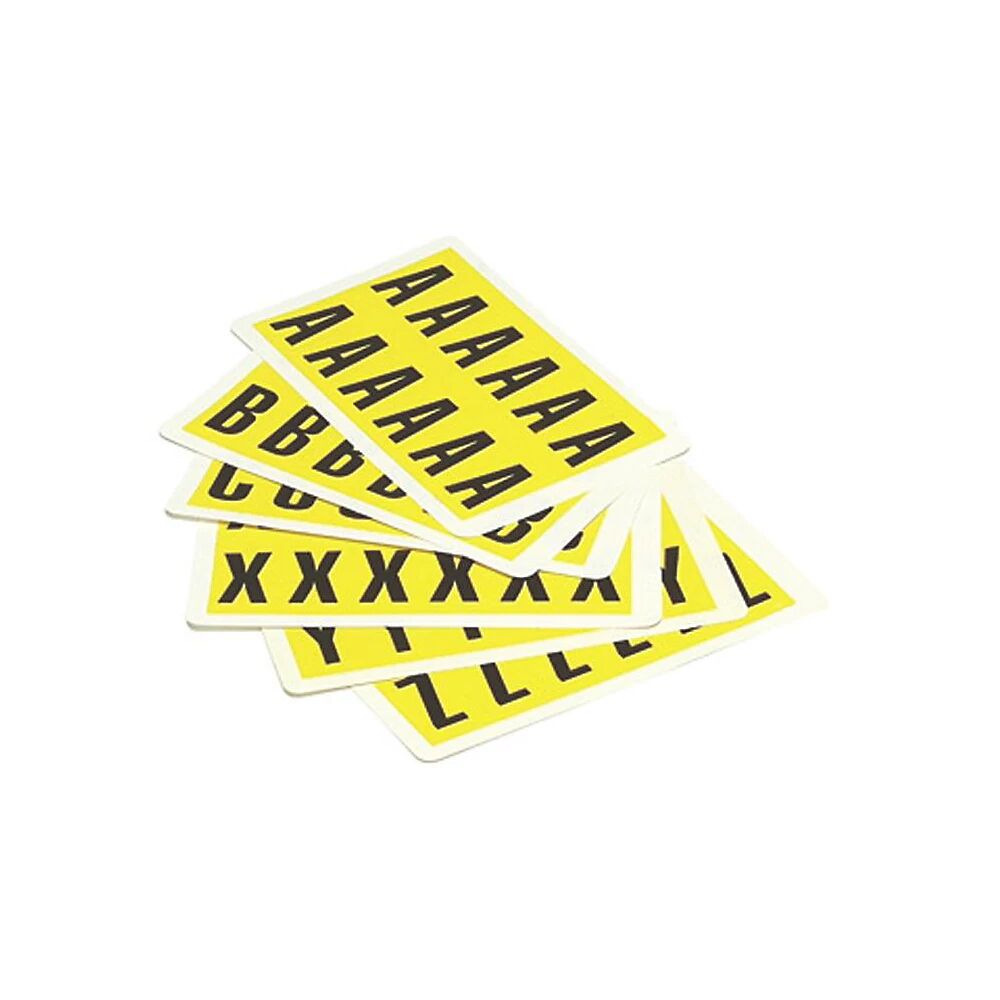Schriftzeichenset HxB 38 x 21 mm Klebebuchstaben A - Z, 26 Karten