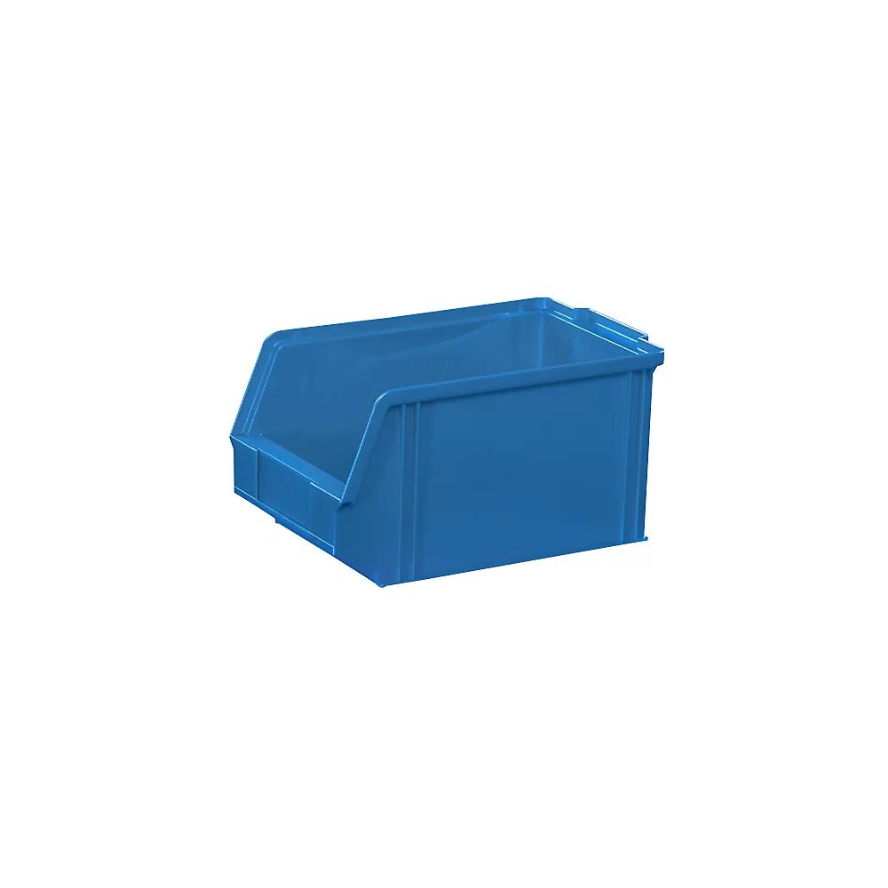 Sichtlagerkasten aus Polystyrol Außen- / Innenlänge 230 / 200 mm BxH 146 x 130 mm, VE 60 Stk, blau