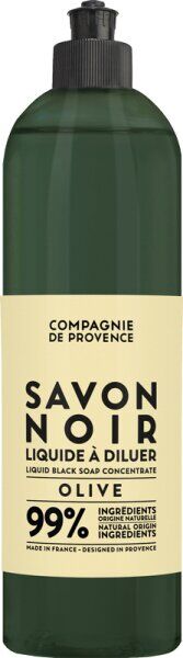 La Compagnie de Provence Black Liquid Soap Olive 500 ml Allzweckreini