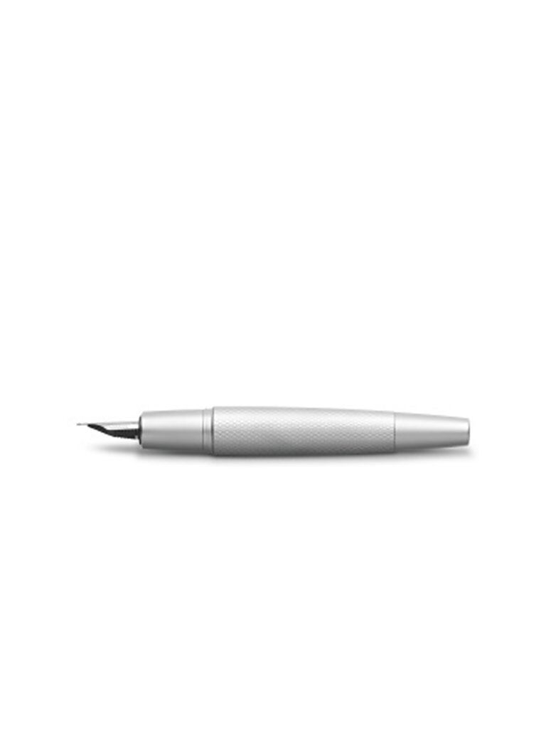 FABER-CASTELL Füller e-motion pure mittel (Silver)   148670