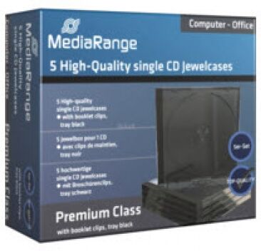 MediaRange BOX31 - CD/DVD-Jewelcase - 5 Stk.