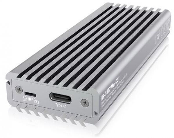 Icy Box IB-1817Ma-C31 - Externes Type-C Gehäuse für M.2 NVMe SSD - USB 3.1 Gen2 Type-C