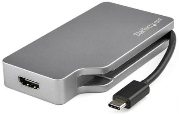 StarTech.com Startech CDPVDHDMDP2G - USB-C Multiport Adapter - 4-in-1 - 4K 60Hz - Schiefergrau