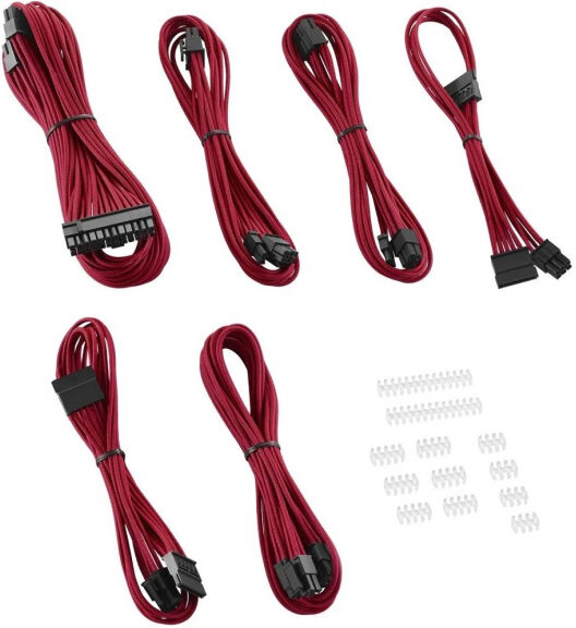 CableMod C-Series AXi, HXi, TX/CX/CS-M & RM ModFlex Essentials Cable Kit  - rot