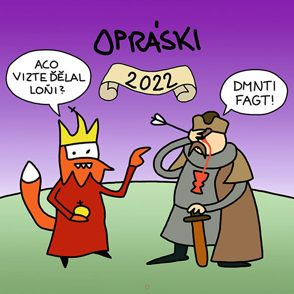 Grada Opráski 2022 - kalendář, jaz