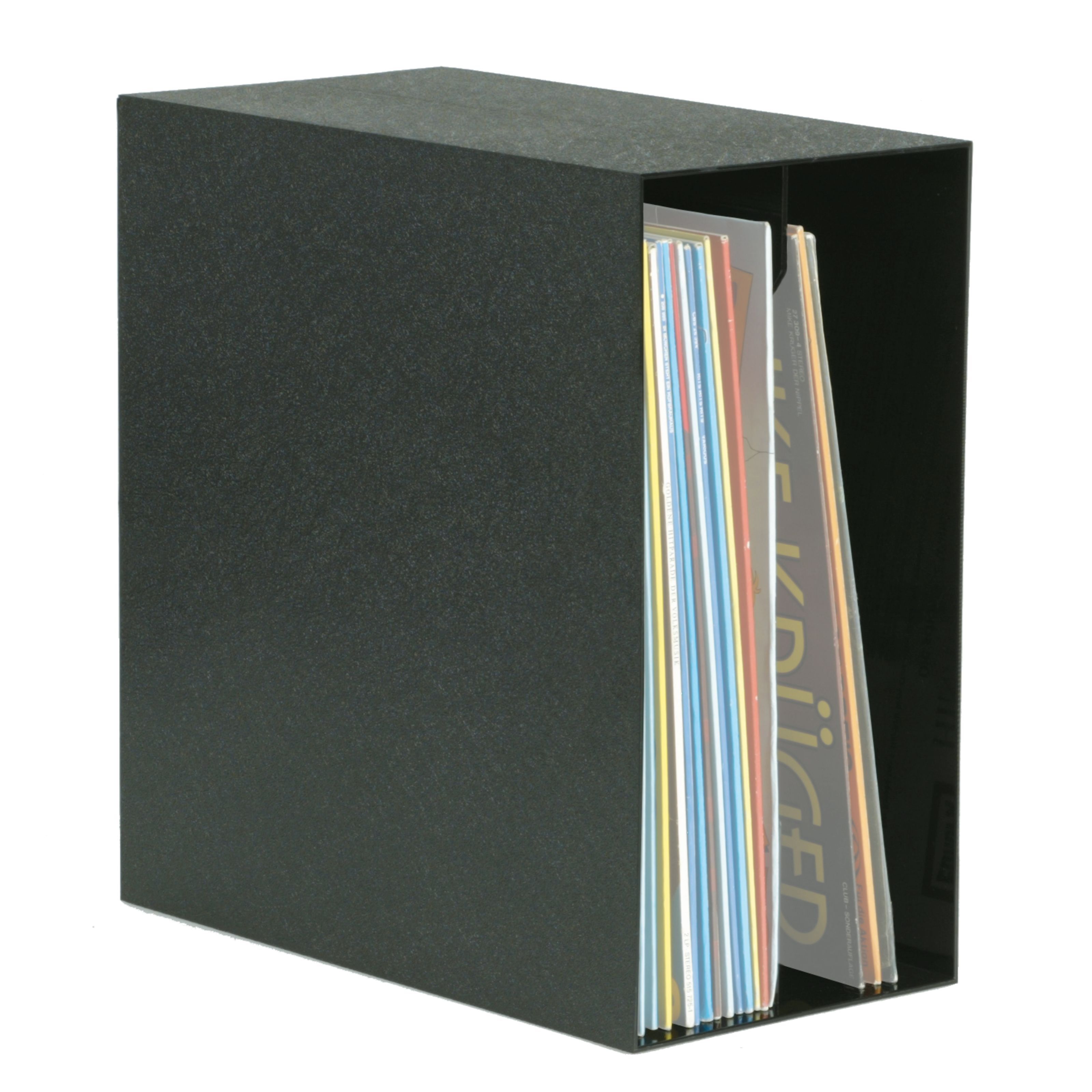 Knosti - Archifix-Box, schwarz für 50 LPs