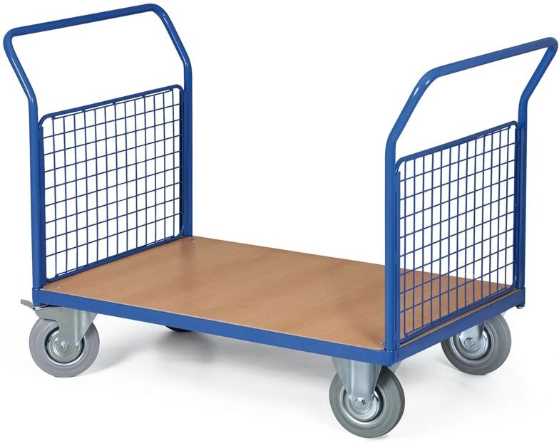 B2B Partner Plattenwagen - 2 handgriffe mit drahteinschub, 1000 x 700 mm, 400 kg