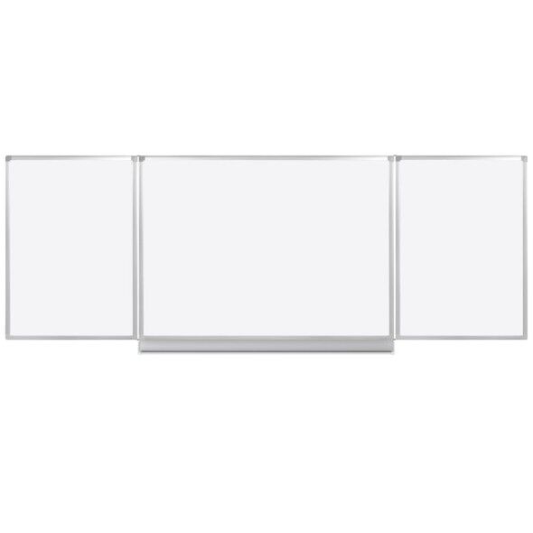 B2B Partner Whiteboard klapptafel, 120 x 240 cm