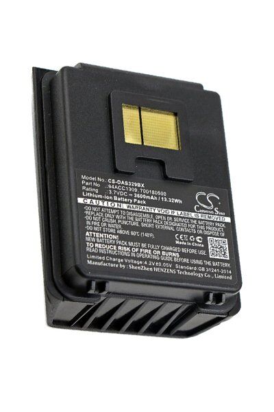 DataLogic Batteri (3600 mAh 3.7 V, Sort) passende til Batteri til Datalogic Skorpio CE