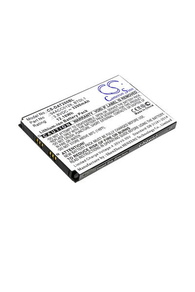 DataLogic Batteri (3200 mAh 3.8 V, Sort) passende til Batteri til Datalogic Axist