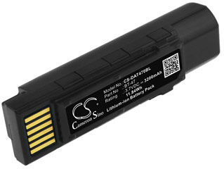 DataLogic Batteri (3200 mAh 3.7 V, Sort) passende til Batteri til Datalogic BT-47