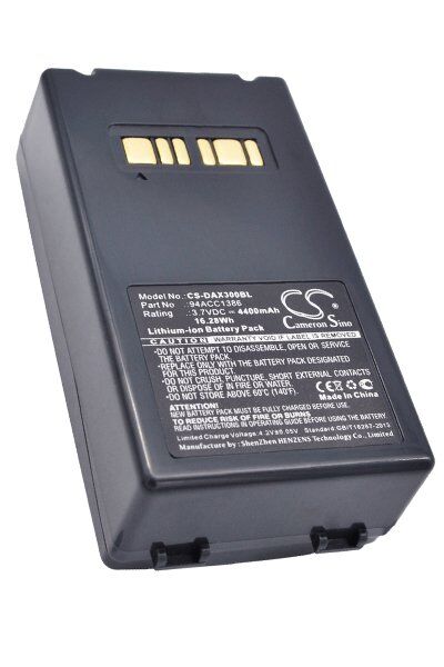 DataLogic Batteri (4400 mAh 3.7 V, Sort) passende til Batteri til Datalogic Falcon X3+
