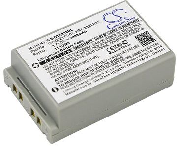 CAS. Batteri (3000 mAh 3.7 V, Grå) passende til Batteri til CAS. DT-X8-20E