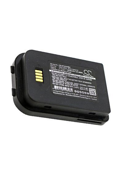 Handheld Batteri (6400 mAh 3.7 V, Sort) passende til Batteri til Handheld Nautiz X5 eTicket