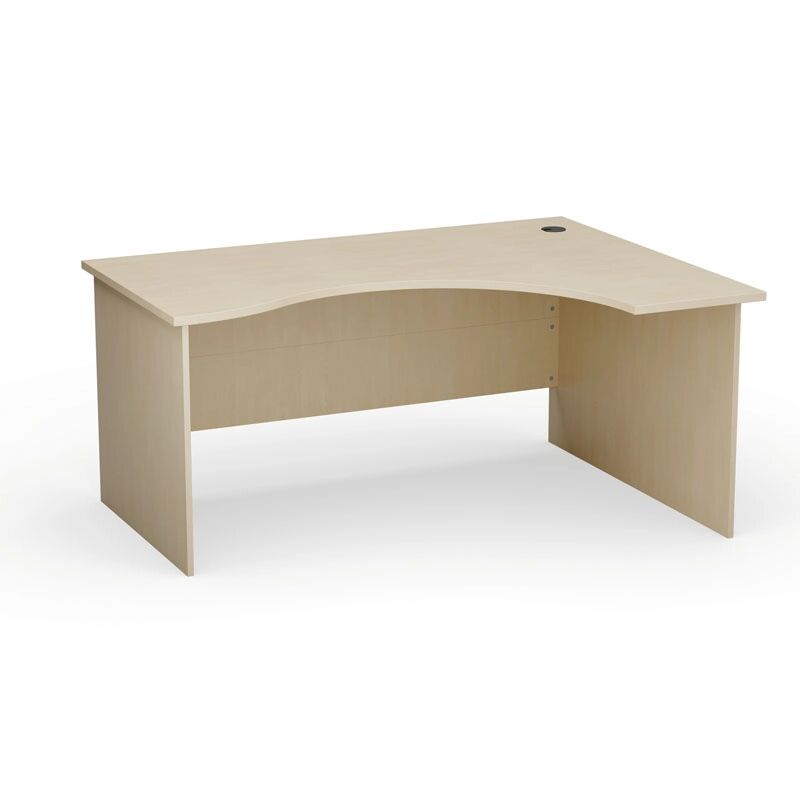 B2B Partner Narożny stół biurowy primo classic, zaokrąglony 160x120 cm, prawy,