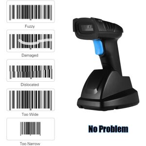 Tomtop Jms Aibecy Handheld 1d 2d Qr Wireless Barcode-Scanner Barcode-Leser Mit Usb-Cradle-Empfänger-Aufladung