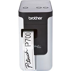 Brother P-Touch PT-P700 - etiketprinter - monokrom - termotransfer - rulle (2,4 cm) - 180 dpi - op til 30 mm/sek. - USB (PTP700ZG1)