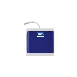 ASSA ABLOY HID OMNIKEY 5022 - SMART-kortlæser - USB 2.0 - lysegrå, mørkeblå