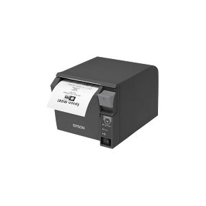 Epson TM T70II - Kvitteringsprinter - termisk linje - Rulle (8 cm) - 180 dpi - op til 250 mm/sek. - USB 2.0, seriel - skærer - mørkegrå