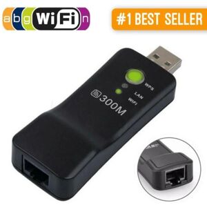 Smart TV Till UWA-BR100 Wifi Tr?dl?s USB LAN Adapter Wifi Gentag One Size