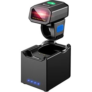 Eyoyo 2D Scanner de code à barres d'anneau, 1D Mini Lecteur de code à barres QR Portable Bluetooth 2.4G Câble USB sans fil Fonctionne avec Windows, MacOS, Android 4.0+ et iOS - Publicité