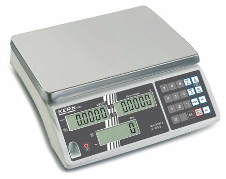 Kern Bilancia  CXB 3K0.2, capacità 3kg, risoluzione 0,2 g, contapezzi, CXB 3K0.2/RS