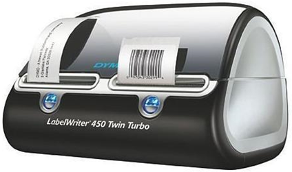 Dymo LabelWriter 450 Twin Turbo Termica diretta 600 x 300DPI Nero, Argento