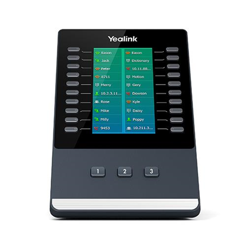 Yealink EXP50 modulo add-on IP 23 pulsanti Nero, Grigio