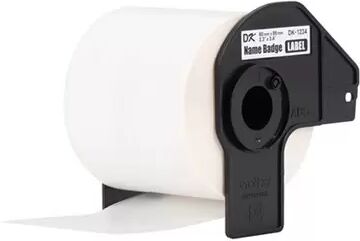 Offertecartucce.com Etichette adesive per etichettatrice compatibile Brother QL-1050 NERO SU BIANCO