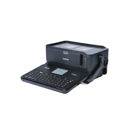 Brother PT-D800W stampante per etichette (CD) Trasferimento termico 360 x 360 DPI Con cavo e senza cavo TZe QWERTY (PTD800WZG1)