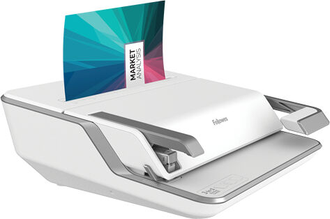 Fellowes lowes Lyra 3 in 1 Binding Centre DD 300 fogli Grigio, Bianco [5603101]