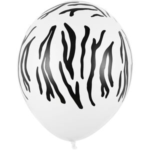 PARTYDECO Zebra Latexballonger