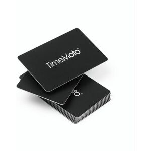 TimeMoto RF-100 rfid Cards (Pack 25) 125-0603 - Black - Safescan