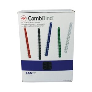 GBC Black CombBind 22mm Binding Combs (100 Pack)