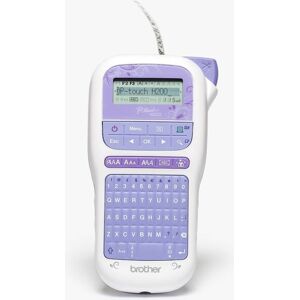 Brother PT-H200 P-touch Craft Label Printer - White & Purple - Unisex