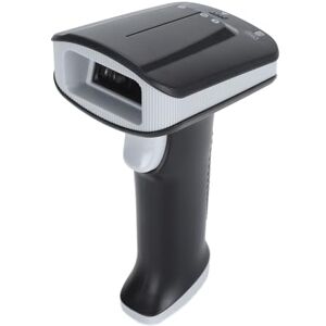 GOWENIC UHF Handheld Barcode Scanner, USB BT 120 Frames 2.4G 1D 2D Wired Cordless QR Code Scanner with 3 Modes 10 Days Standby Time for Warehouse Library Pharmacy Supermarket Store