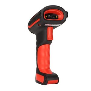 Jectse Wireless Barcode Scanner, 3 In 1 2.4GHz Wireless Wired Barcode Reader, 1D 2D QR Handheld Portable Bar Scanning IP67 Waterproof with Vibration Alert