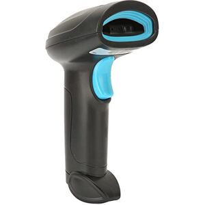 Yunseity Handheld Barcode Scanner, Wireless 1D QR EAN UPC Barcode Scanners, IP45 Waterproof Bar Reader with Buzzer Indicator