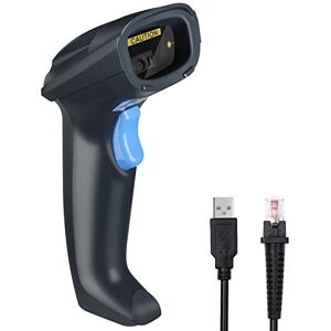 OBZ QR Code Scanner 2D Hand Scanner 1D USB Handheld Barcode Scanner PDF417 Data Matrix Bar Code Reader for PC POS, Windows, Android, Linux, Inventory, Supermarket, Library, Stores, Warehouse