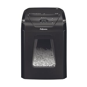 Fellowes Powershred 12C Aktenvernichter Kreuzschreddern 22,5 cm Schwarz