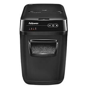 Fellowes Aktenvernichter AutoMax 200C, mobil, Partikelschnitt 4 x 38 mm, bis 180 Blatt, P4, Autopapiereinzug, 32 l