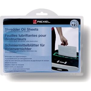 Rexel 2101948 Olieret Ark Til Makulator, 12 Stk