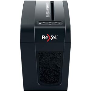 Rexel 2020125 Secure X6-SL Whisper-Shred Destructeur de Documents Coupe Croisée Sécurité P4, Capacité 7-6 Feuilles (70-80 g/m²), Corbeille 10 litres Amovible - Publicité