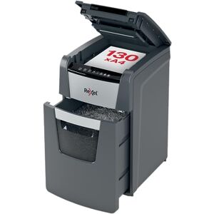 Rexel 2020300M Auto+ 300M – Destructeur de Documents Automatique Coupe Micro Sécurité P5, Capacité 300 Feuilles, Corbeille 60 litres Amovible, Roulettes Pivotantes - Publicité