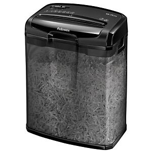 Fellowes Destructeur de documents M-7CM coupe croisée DIN P4 - 7 feuilles - corbeille 13L - Publicité